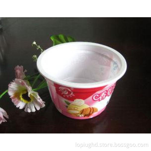 250ml White Disposable Ice Cream Cups Eco Friendly For Sala